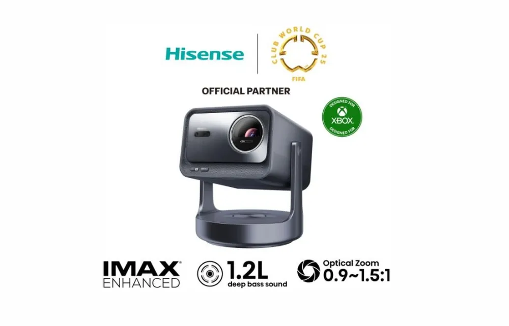 Мултимедиен проектор, Hisense C2 Ultra Smart mini Laser Projector, 4K Ultra HD 3840x2160, 2000:1, 3000 lum, 60 Hz, Optical Zoom& Digital Zoom,Dolby Vision, IMAX enhanced,Dolby Vision, HDR10+, HDR10, HLG, 2*10W+20W Subwoofer,Designed for XBOX